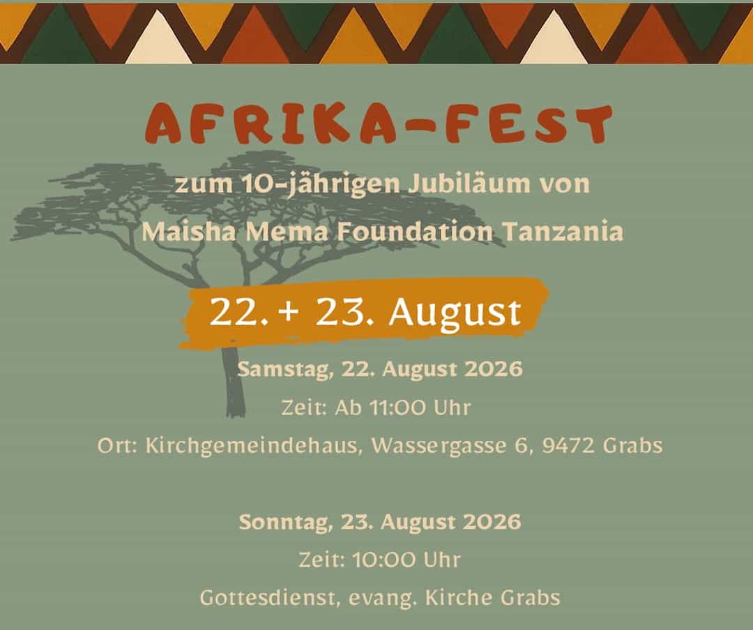 Afrika-Fest zum Jubiläum von Maisha Mema